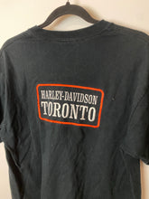 Load image into Gallery viewer, Vintage Embroidered Front And Back Harley Davidson Toronto T Shirt - S
