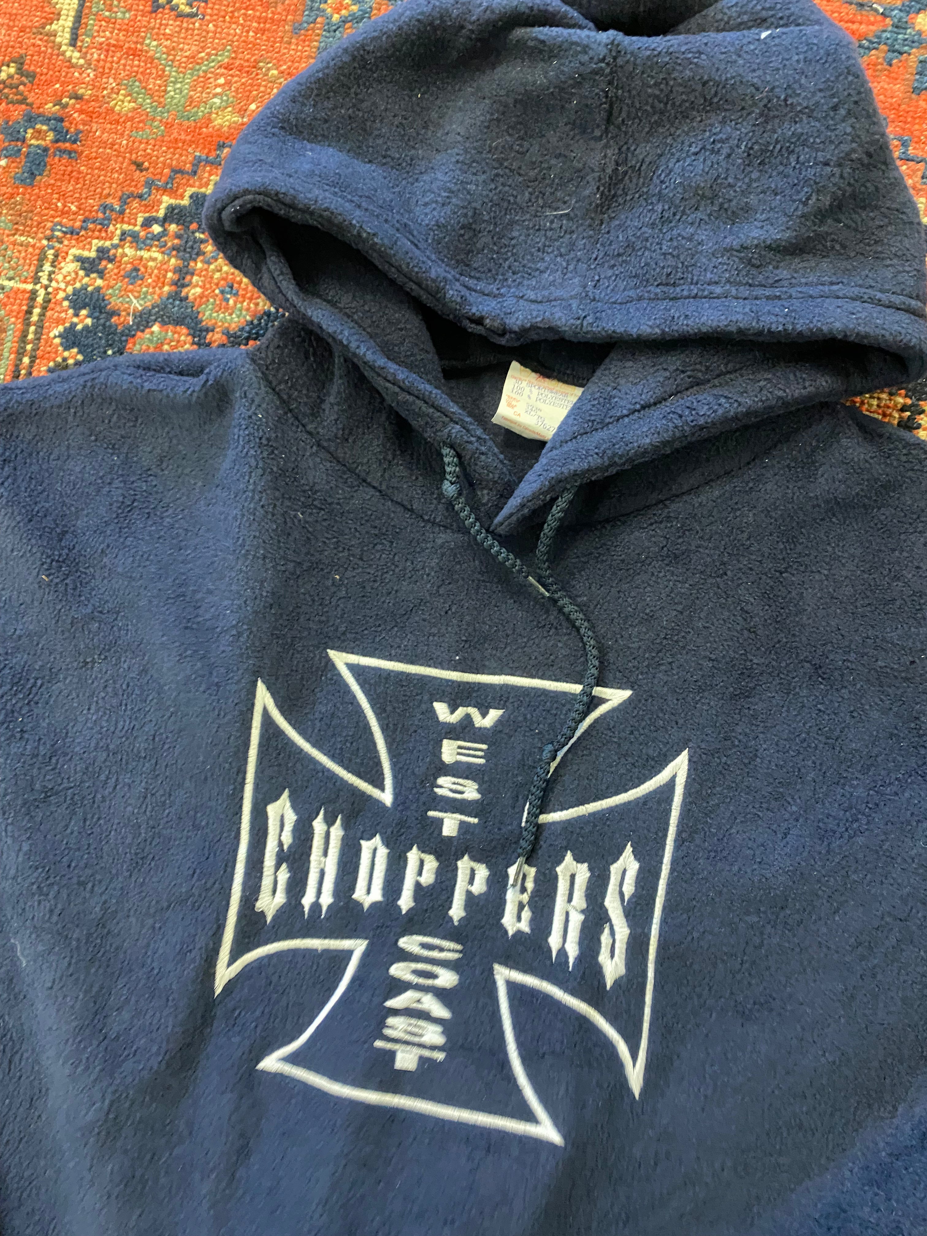 90s Embroidered West Cost Coppers Fleece - L