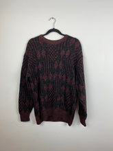 Load image into Gallery viewer, 90s printed knit sweater