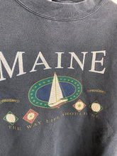 Load image into Gallery viewer, Vintage faded Maine crewneck