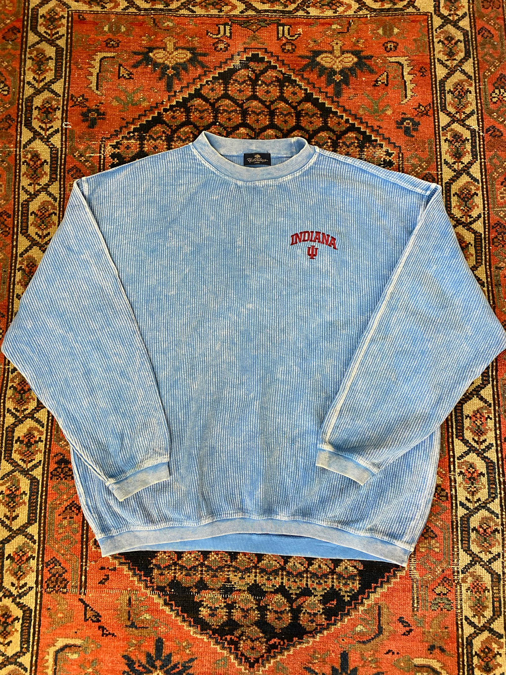 Vintage Embroidered Indiana University Crewneck - L/XL