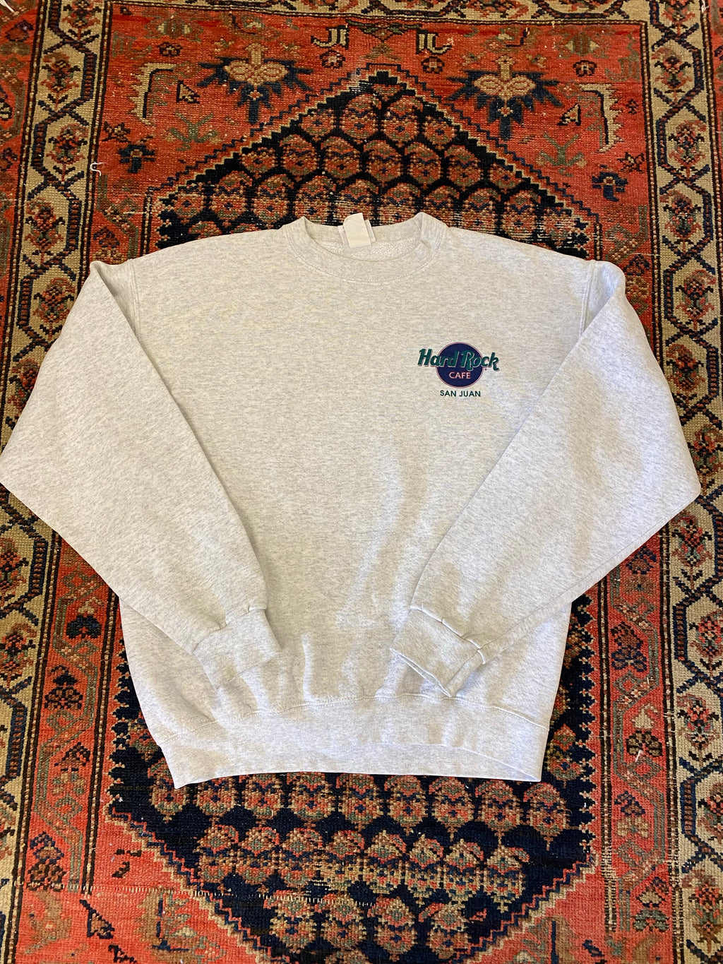 90s Front And Back Hard Rock Cafe Crewneck - M