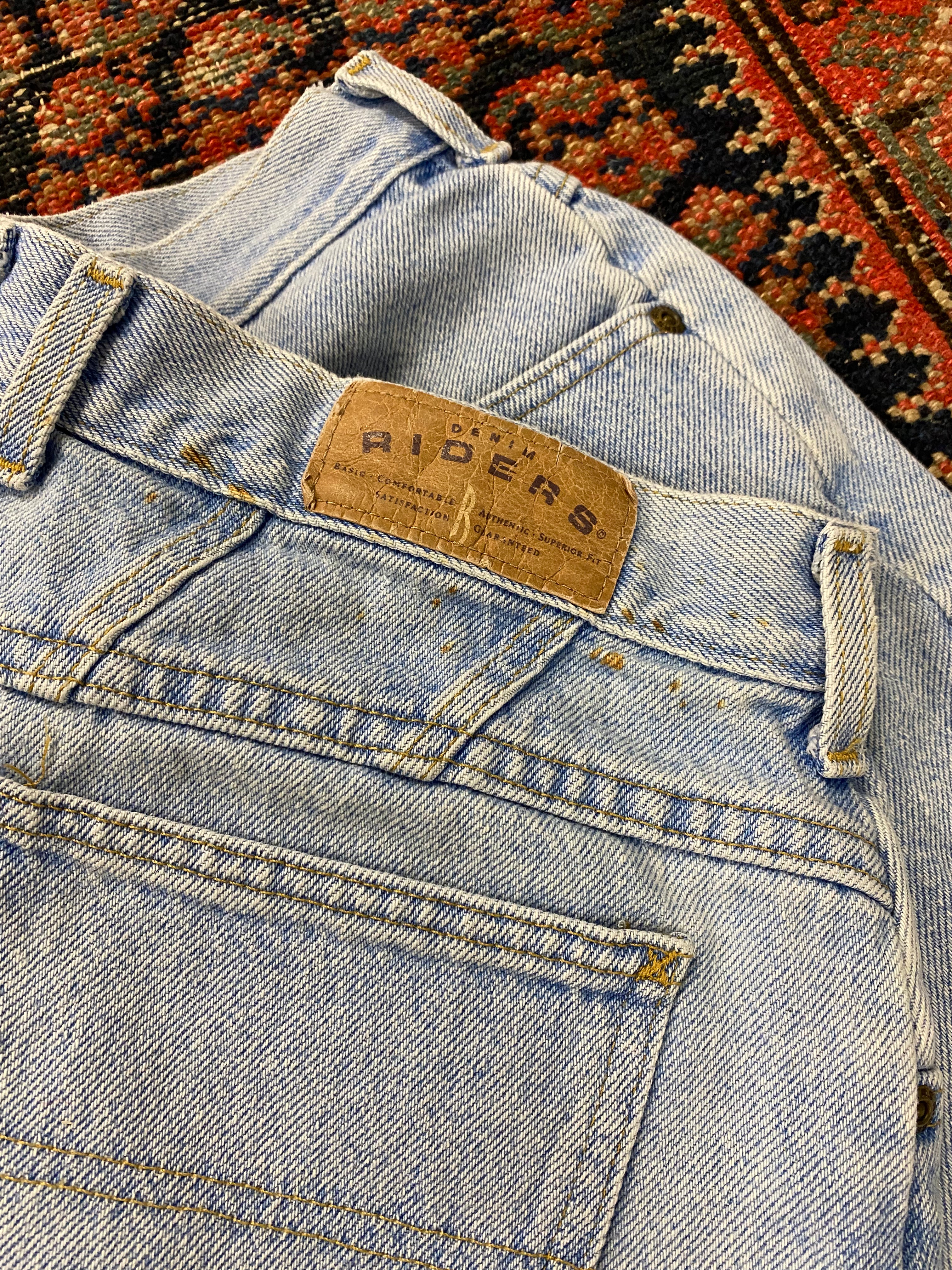 Vintage Riders High Waisted Denim Shorts - 30IN/W