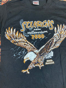 2000s Front And Back Sturgis T Shirt - S/M