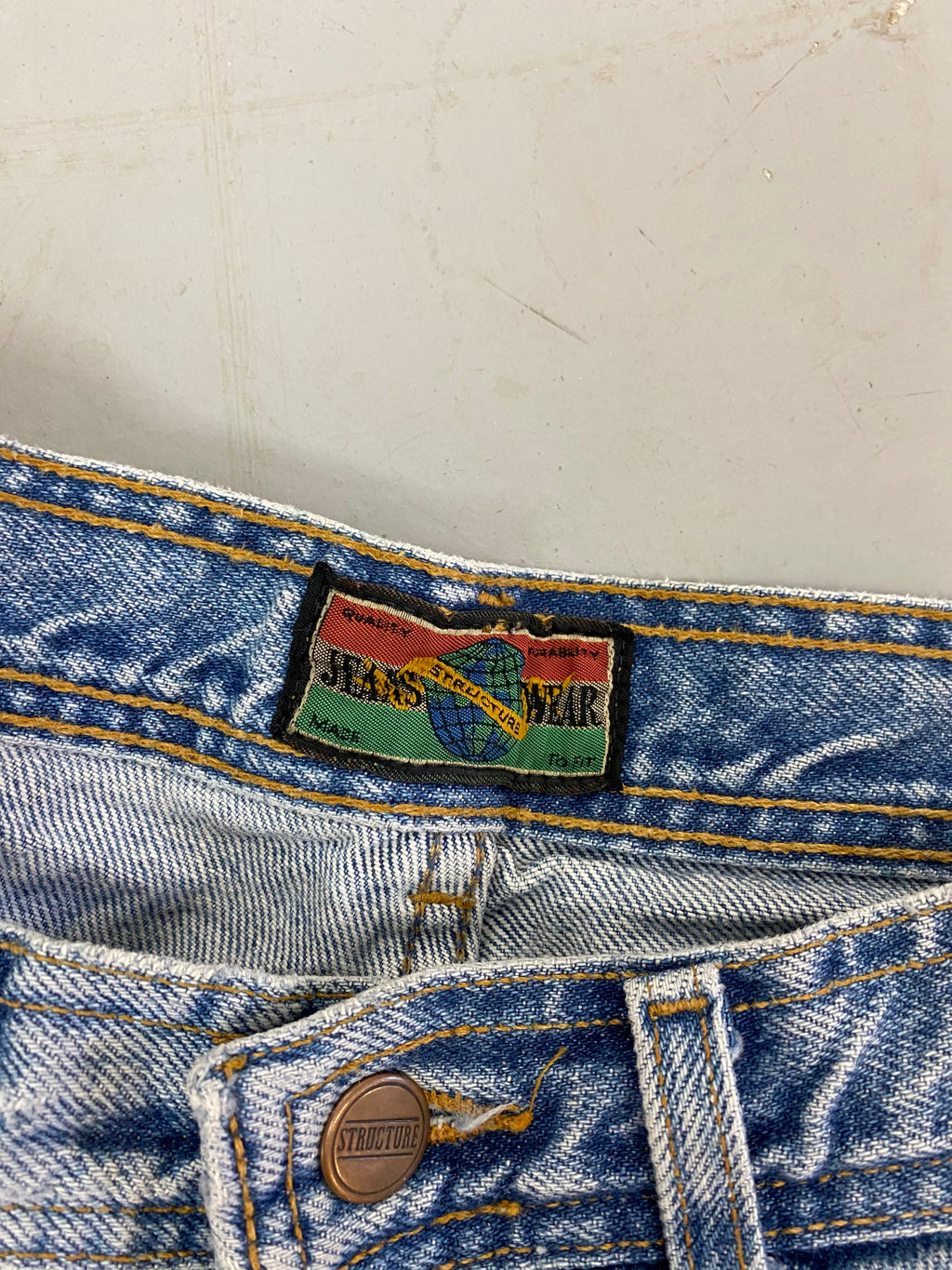 90s jeans wear Denim shorts