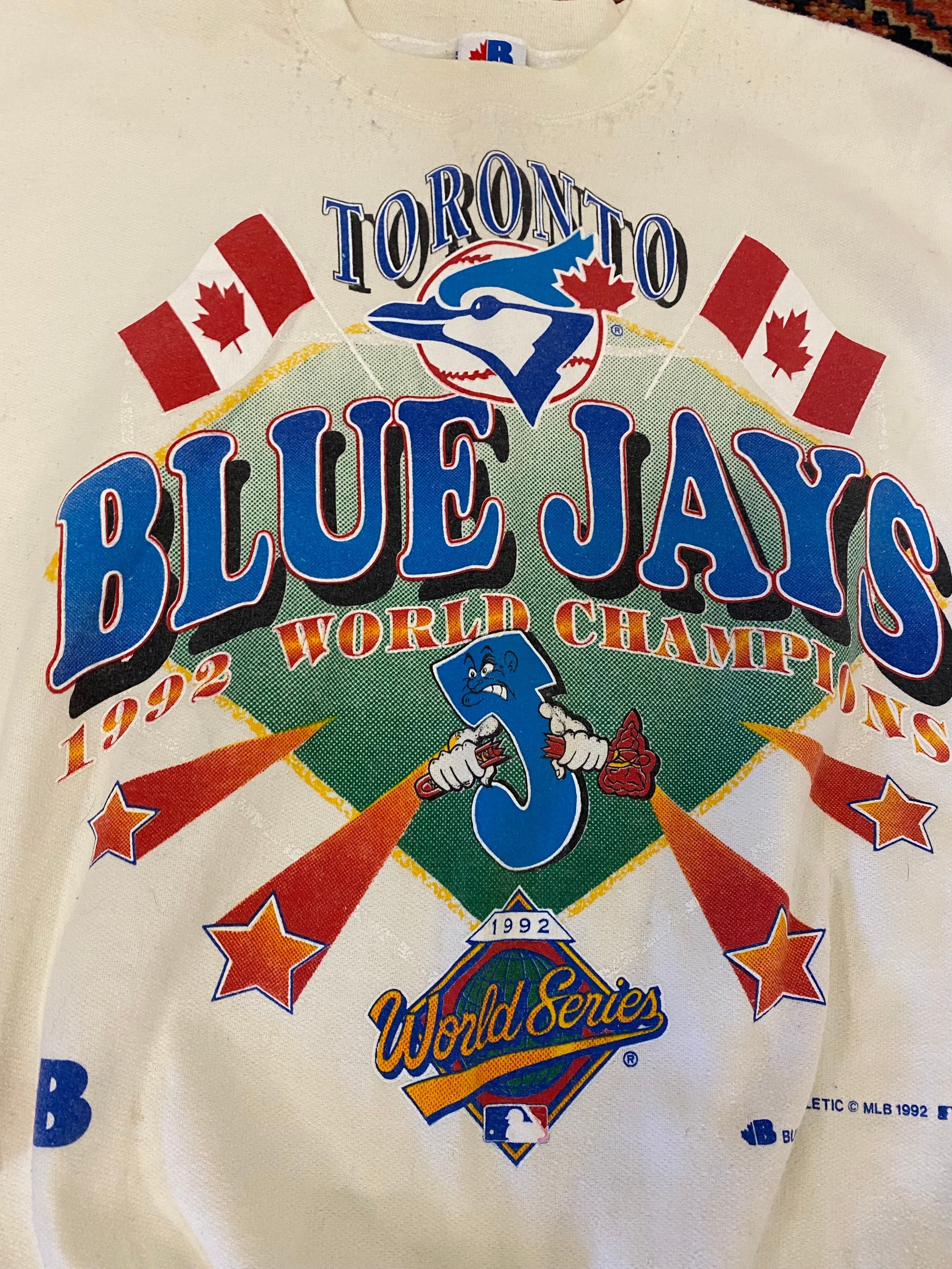 1992 Blue Jays Crewneck - L