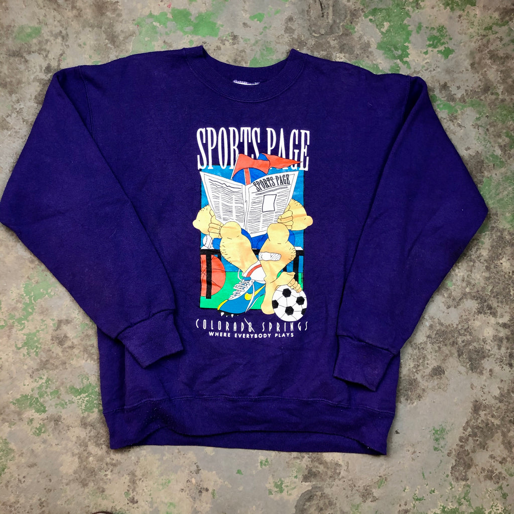 Sports Page Crewneck