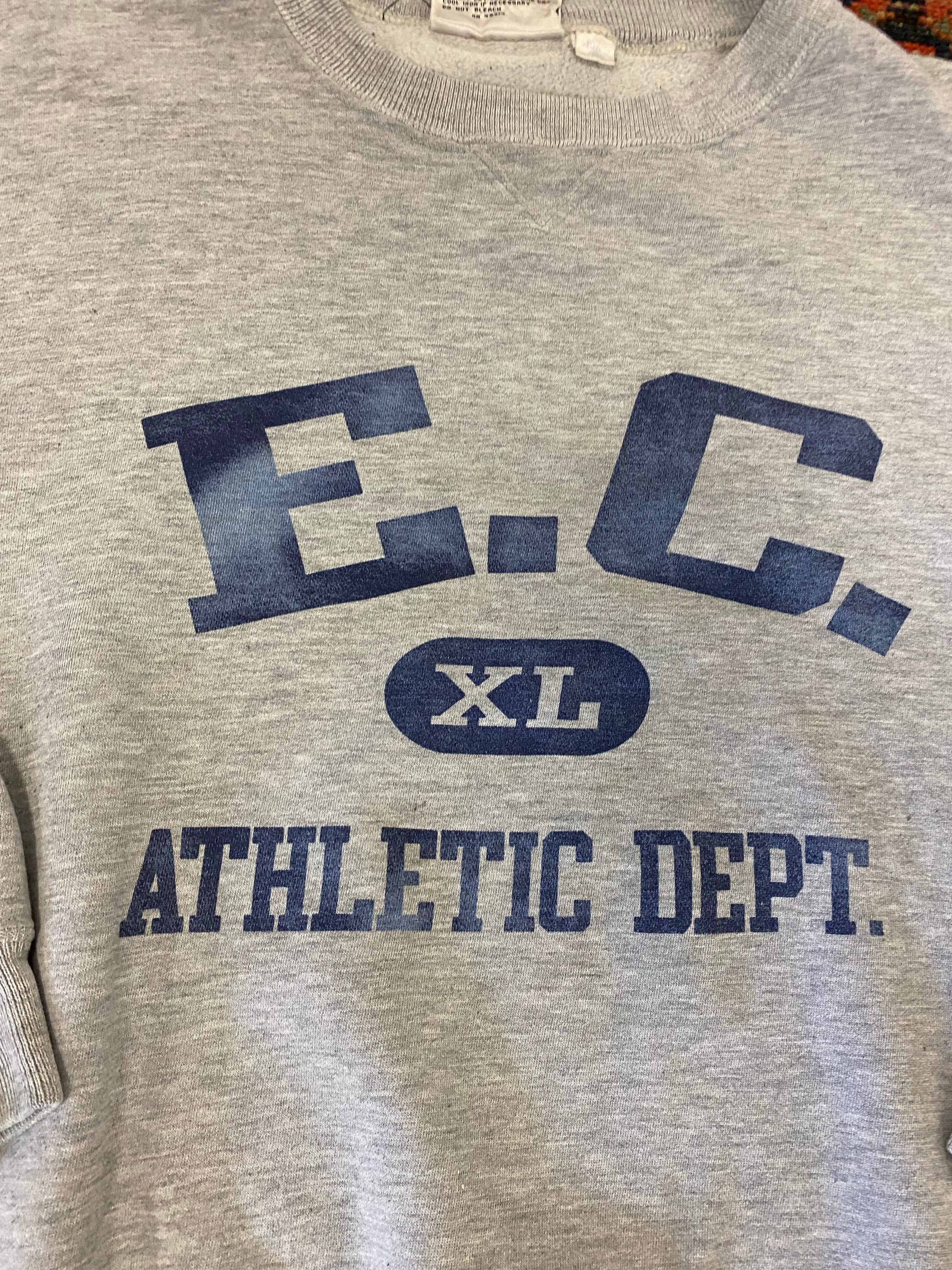 Vintage E.C Athletics Crewneck - M