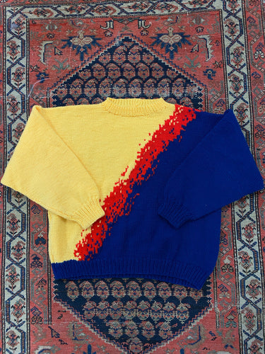 90s Hand Knit Sweater
