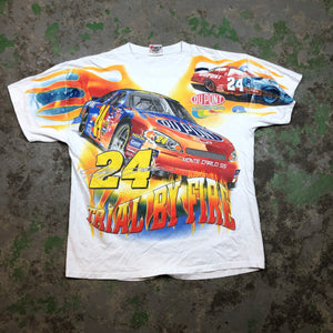 Front and back nascar t shirt