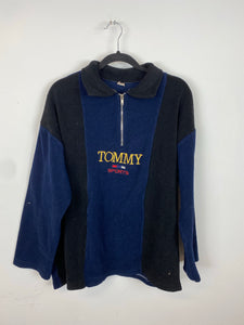 Vintage Tommy fleece quarter zip - S