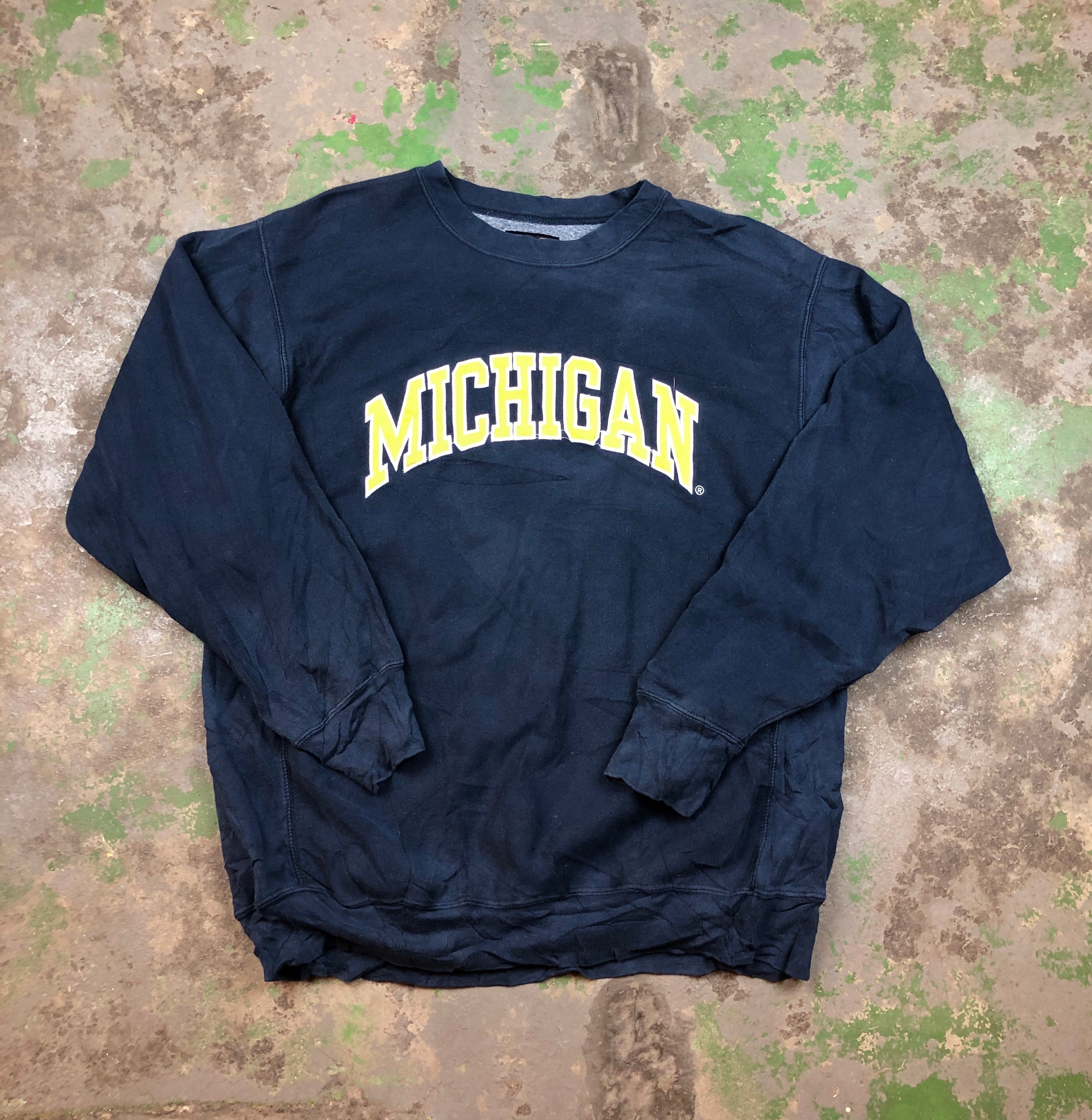 Embroidered Michigan Crewneck