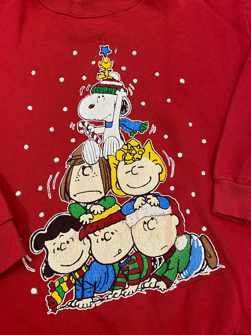 Vintage Peanuts Christmas Crewneck - L