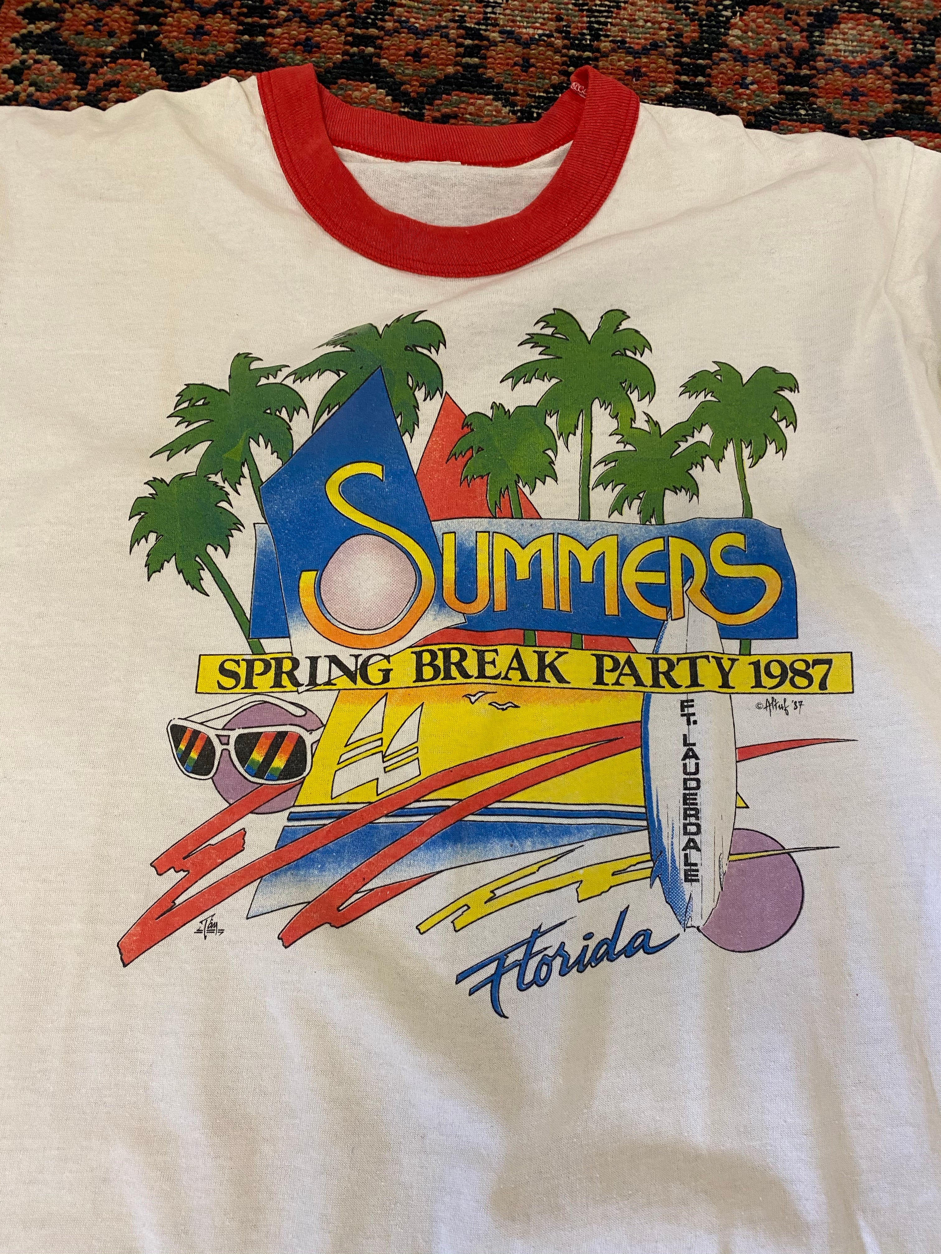 1989 Spring Break T Shirt - S