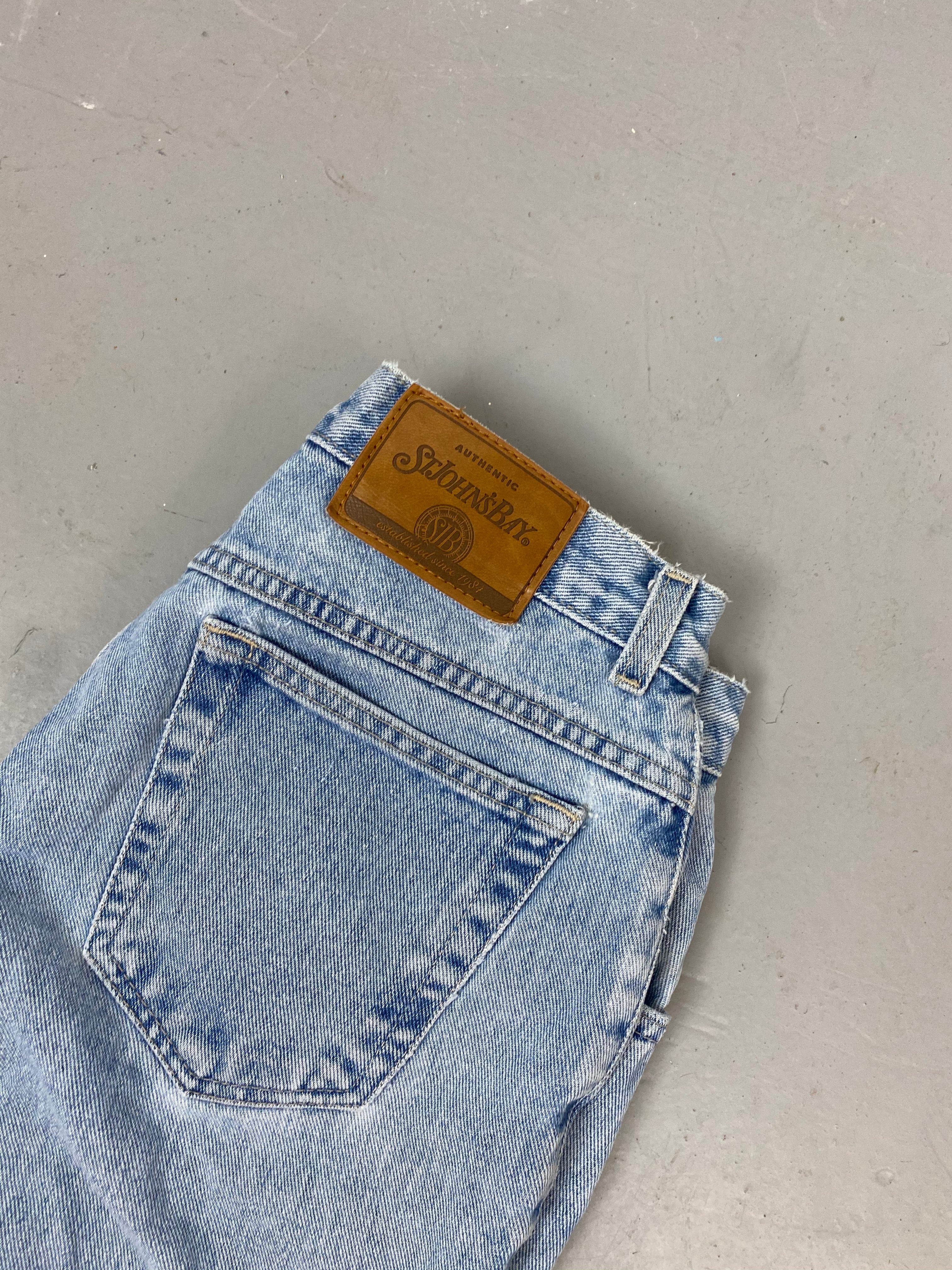 Vintage St John’s frayed high waisted shorts
