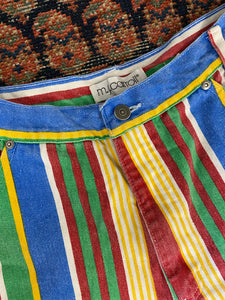 Vintage Striped Shorts - 29in