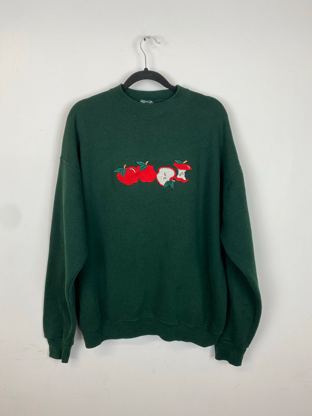 Vintage embroidered apples crewneck - M/L