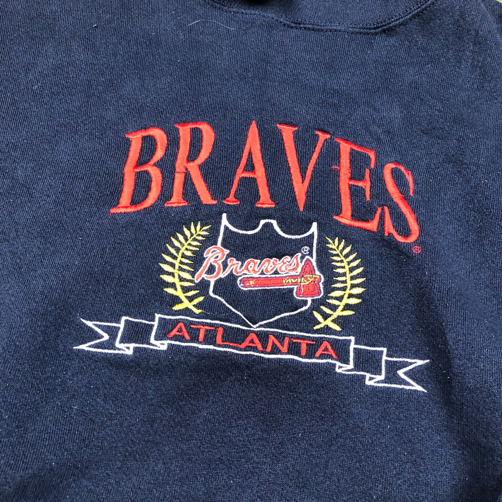 Embroidered Braves Crewneck