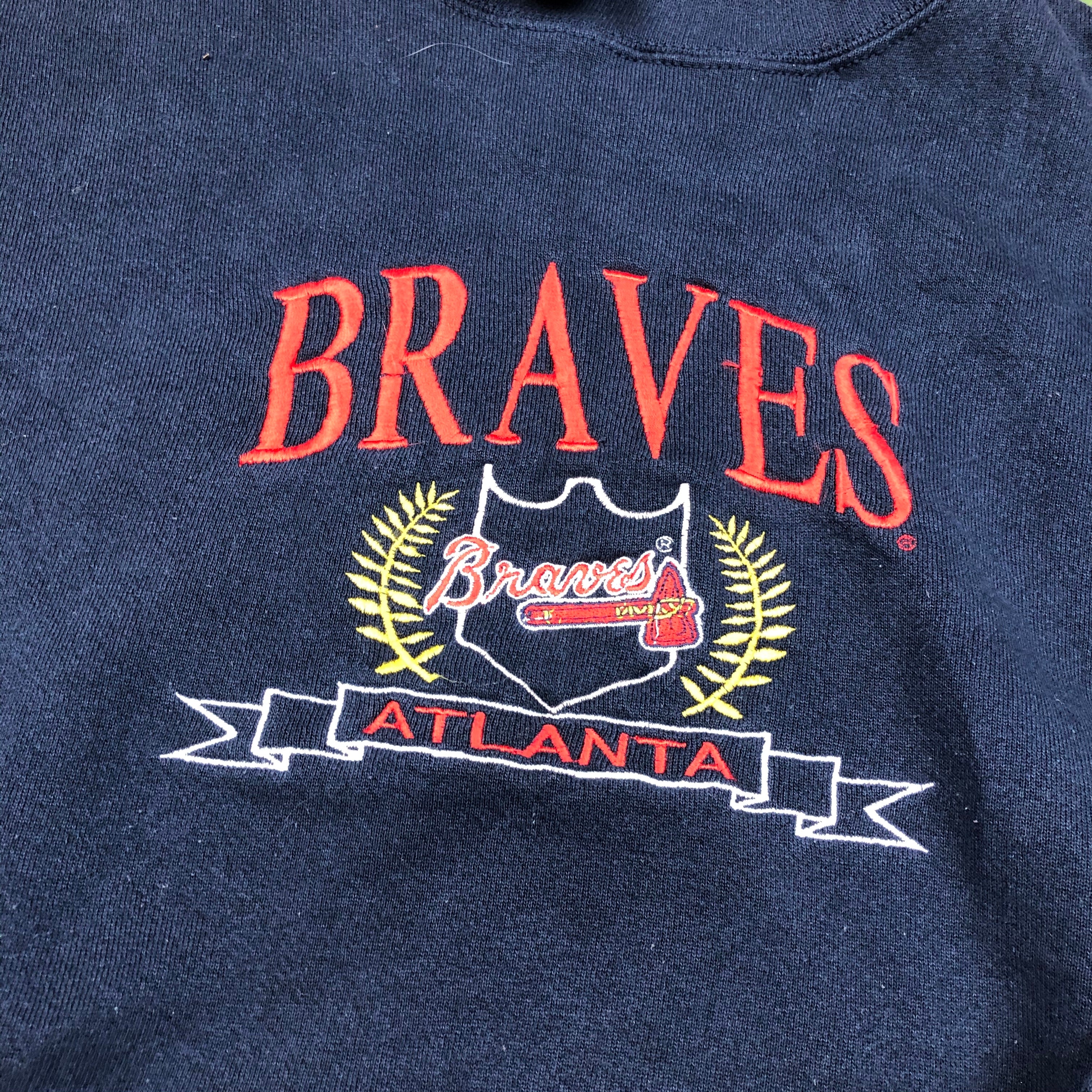 Embroidered Braves Crewneck