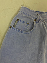 Load image into Gallery viewer, Vintage Purple high waisted denim shorts - 26in