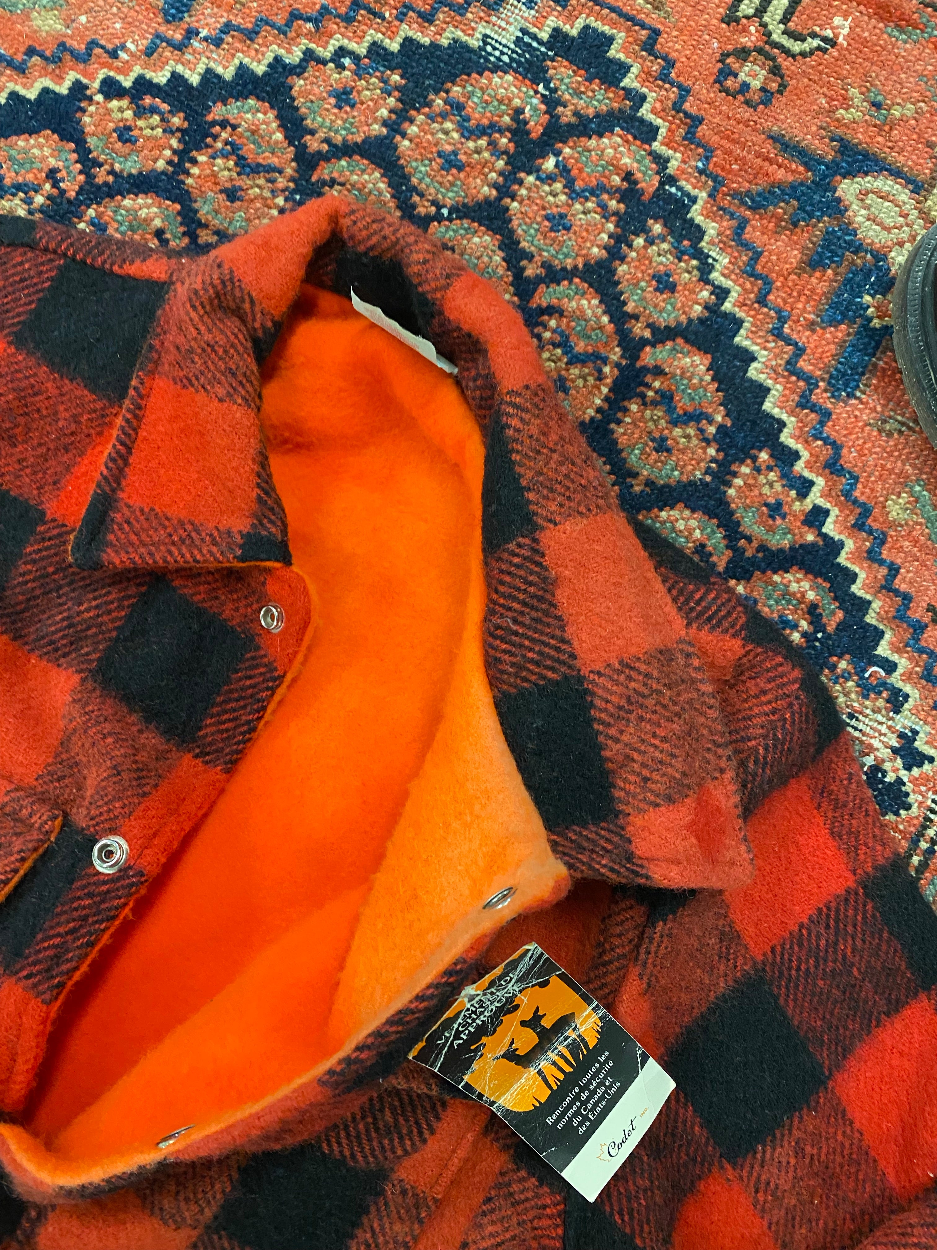Vintage Reversible Plaid Jacket - S