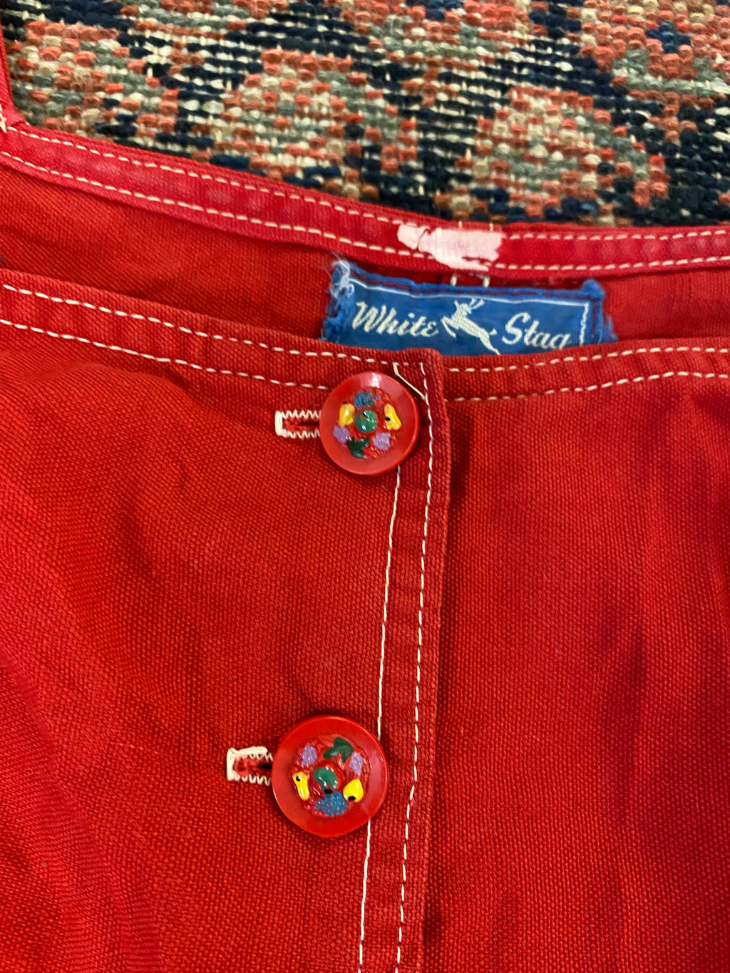 90s Contrast Stitch Tank - S