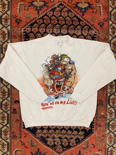 1991 Taz Christmas Crewneck - M