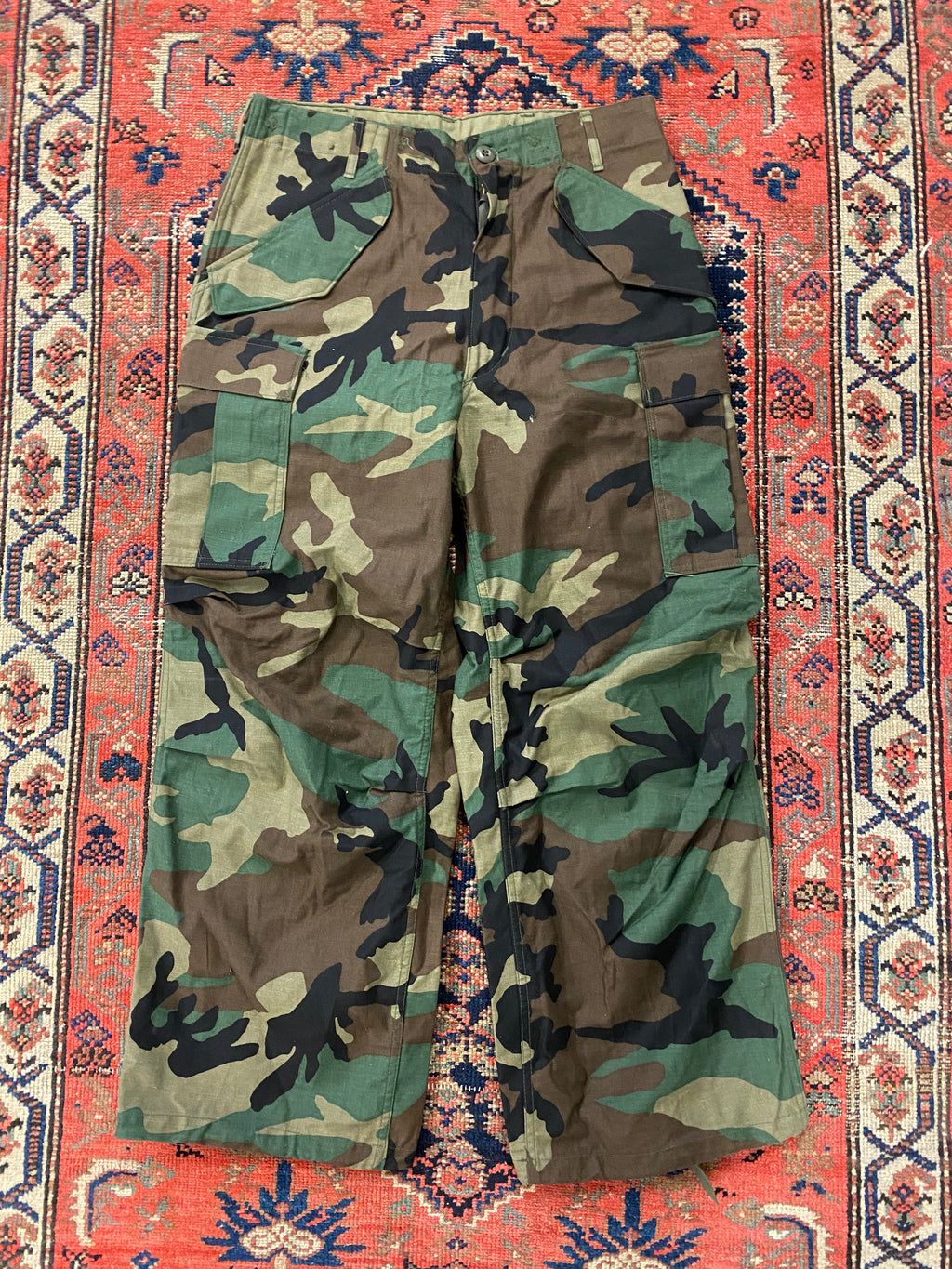 90s Camo Military Pants - 29-32IN/W