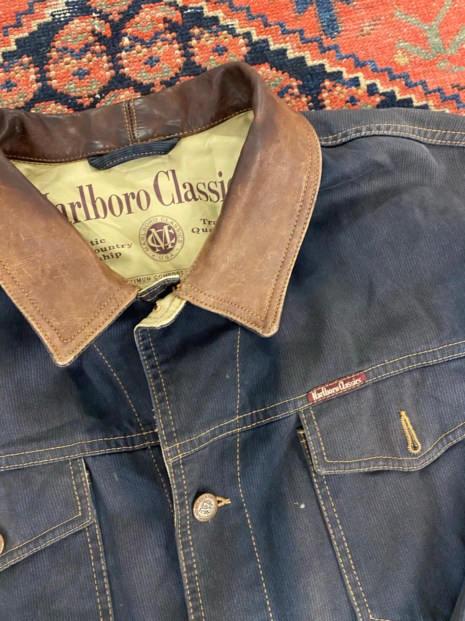 Marlboro classics 2024 denim jacket