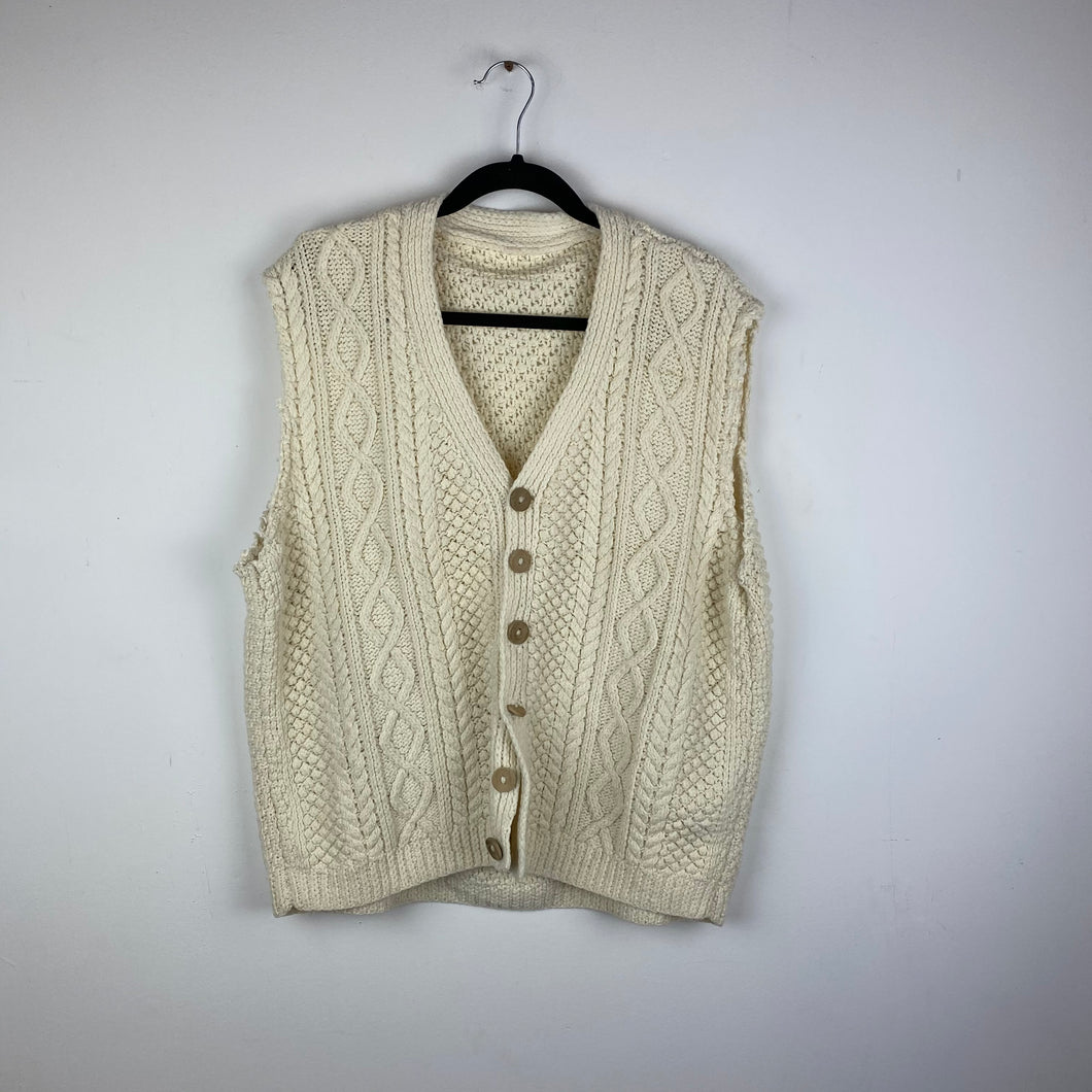 Heavy knitted vest