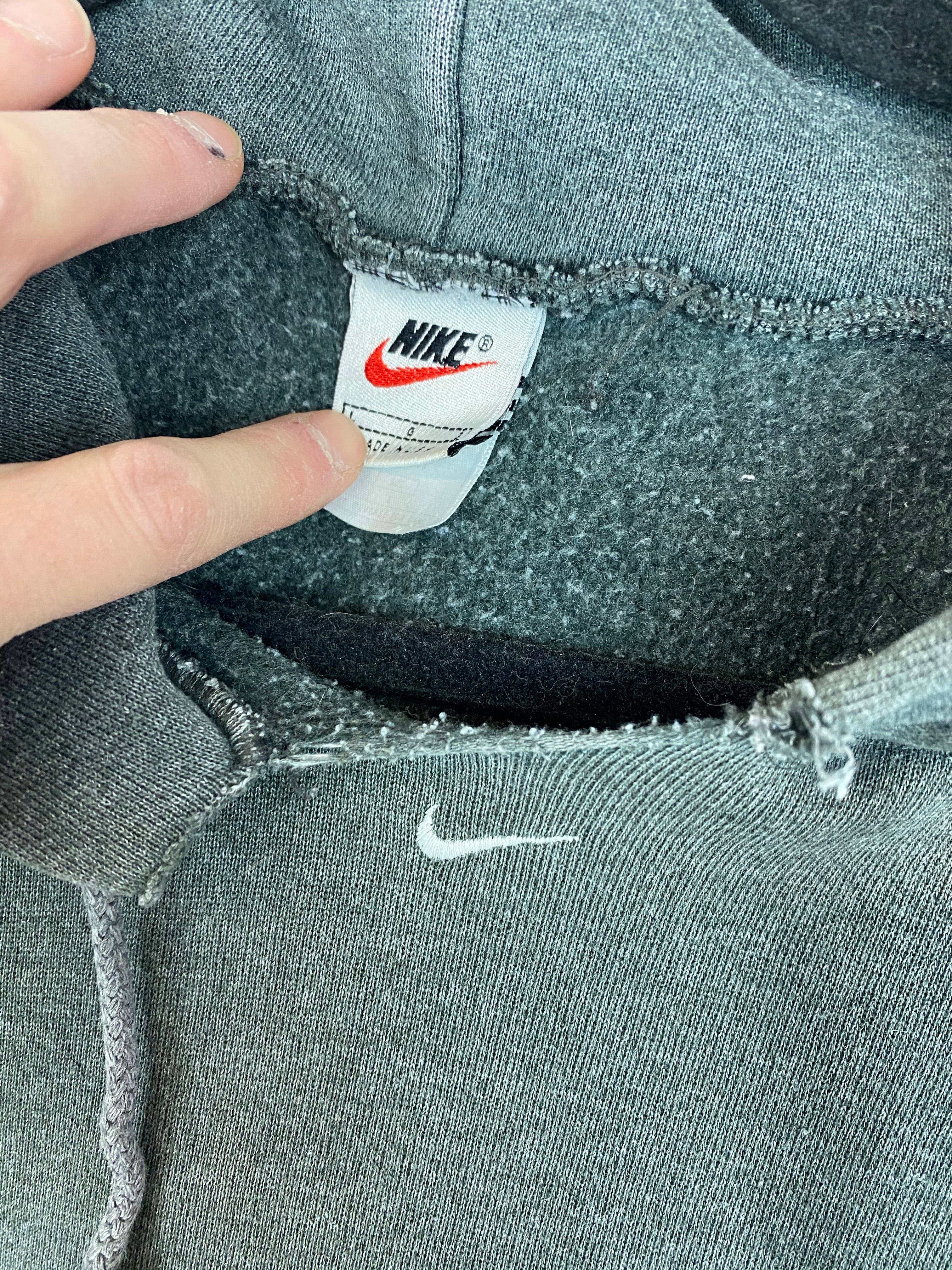 90s Nike Middle check Hoodie