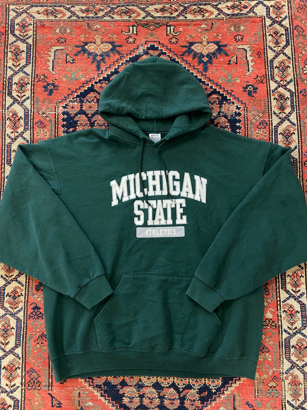 Vintage Michigan State Hoodie - L