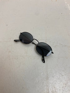 Circle Framed Black Tinted Sunglasses
