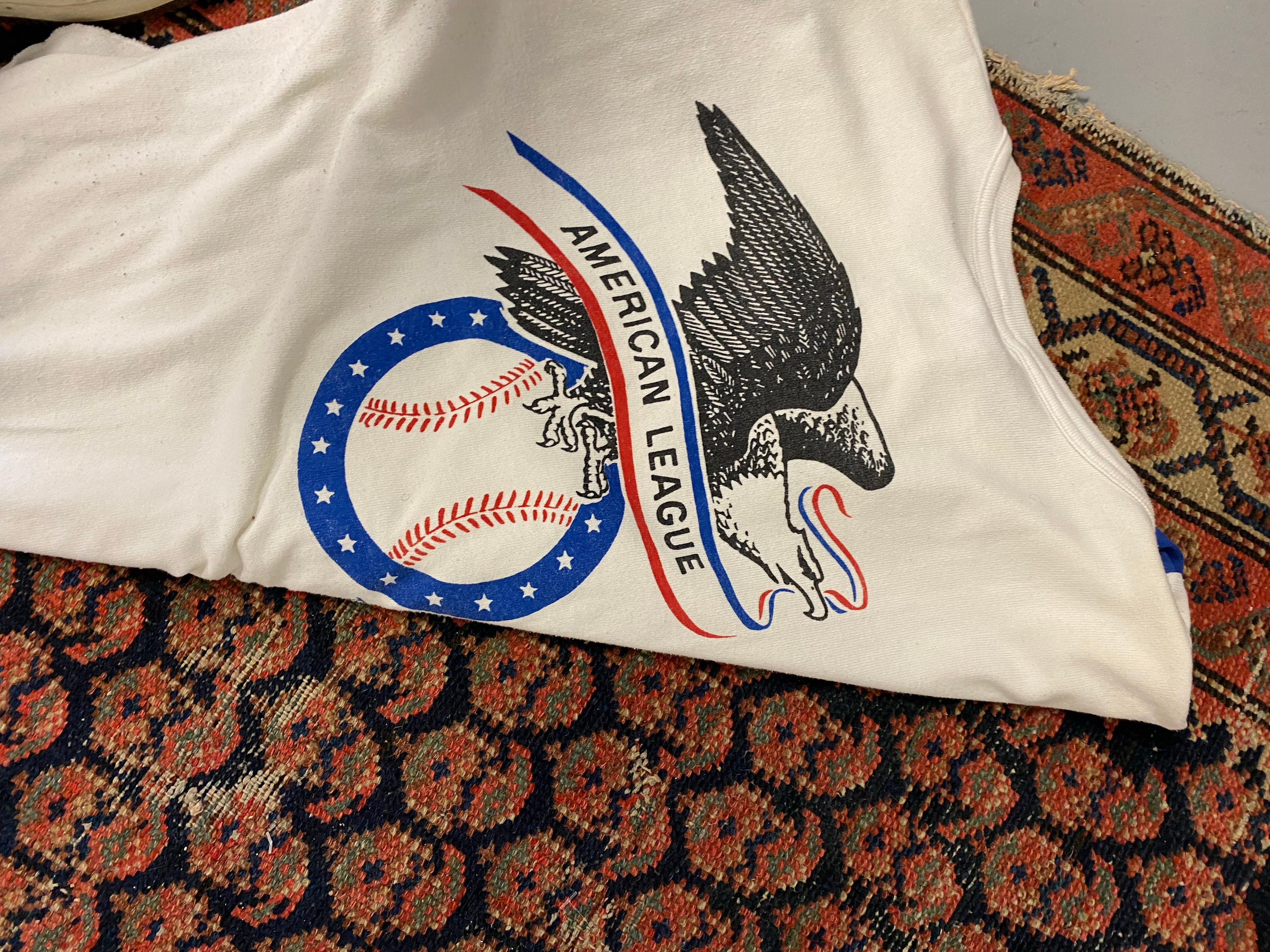 90s Front And Back Toronto Blue Jays Henley Long-sleeve - L