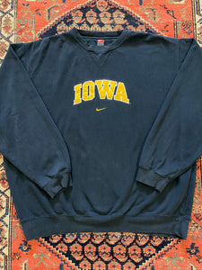 Vintage slightly faded Nike Iowa Crewneck - XXL