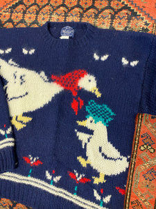 Vintage Duck Woolrich Knit Sweater -
