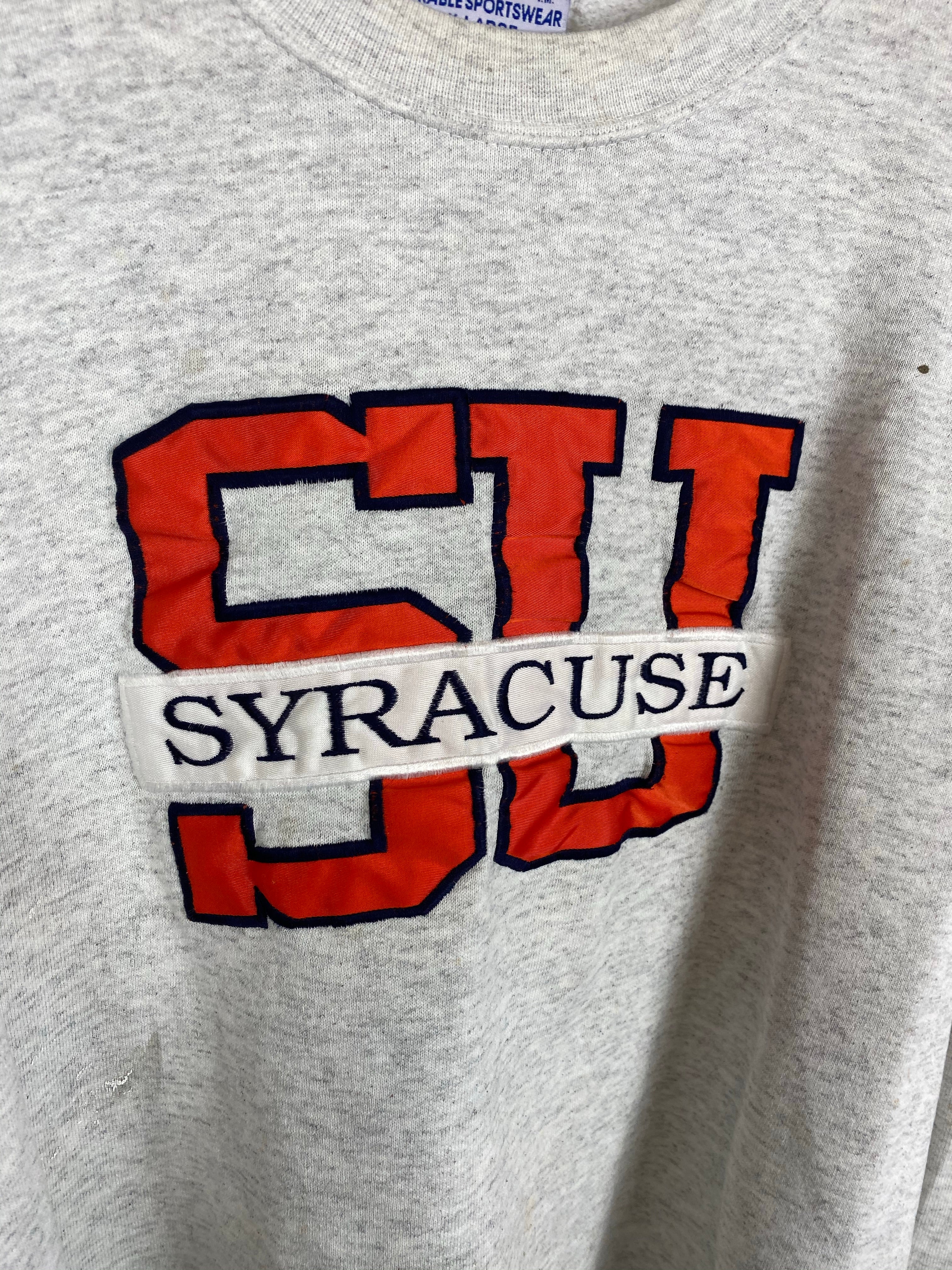 Vintage embroidered Syracuse crewneck