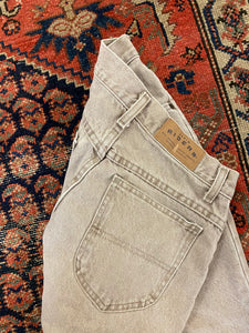 Vintage Khaki High Waisted Denim Jeans - 28inches