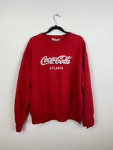 Load image into Gallery viewer, Embroidered Coca Cola crewneck