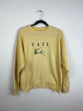 Embroidered Vail crewneck