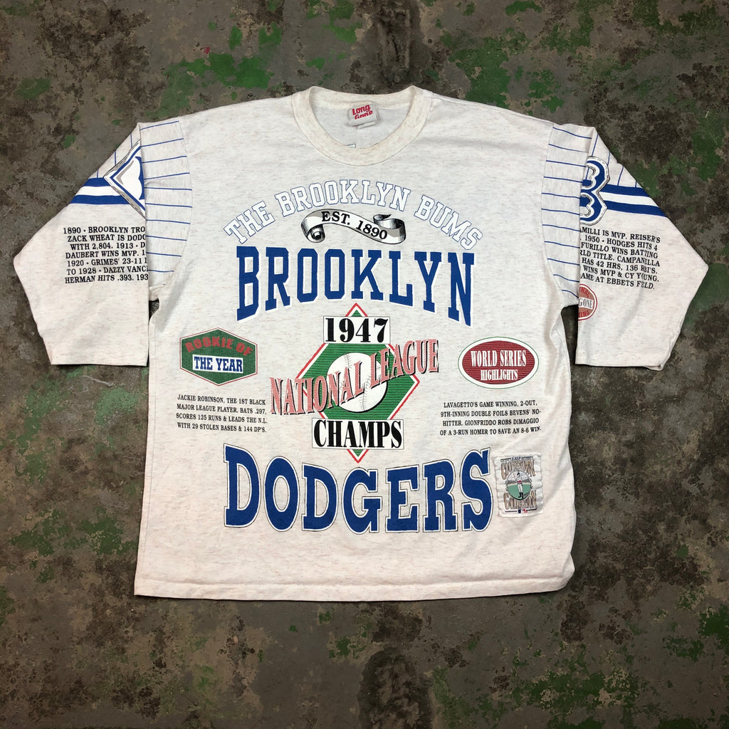 90s dodgers quarter sleeve t-shirt