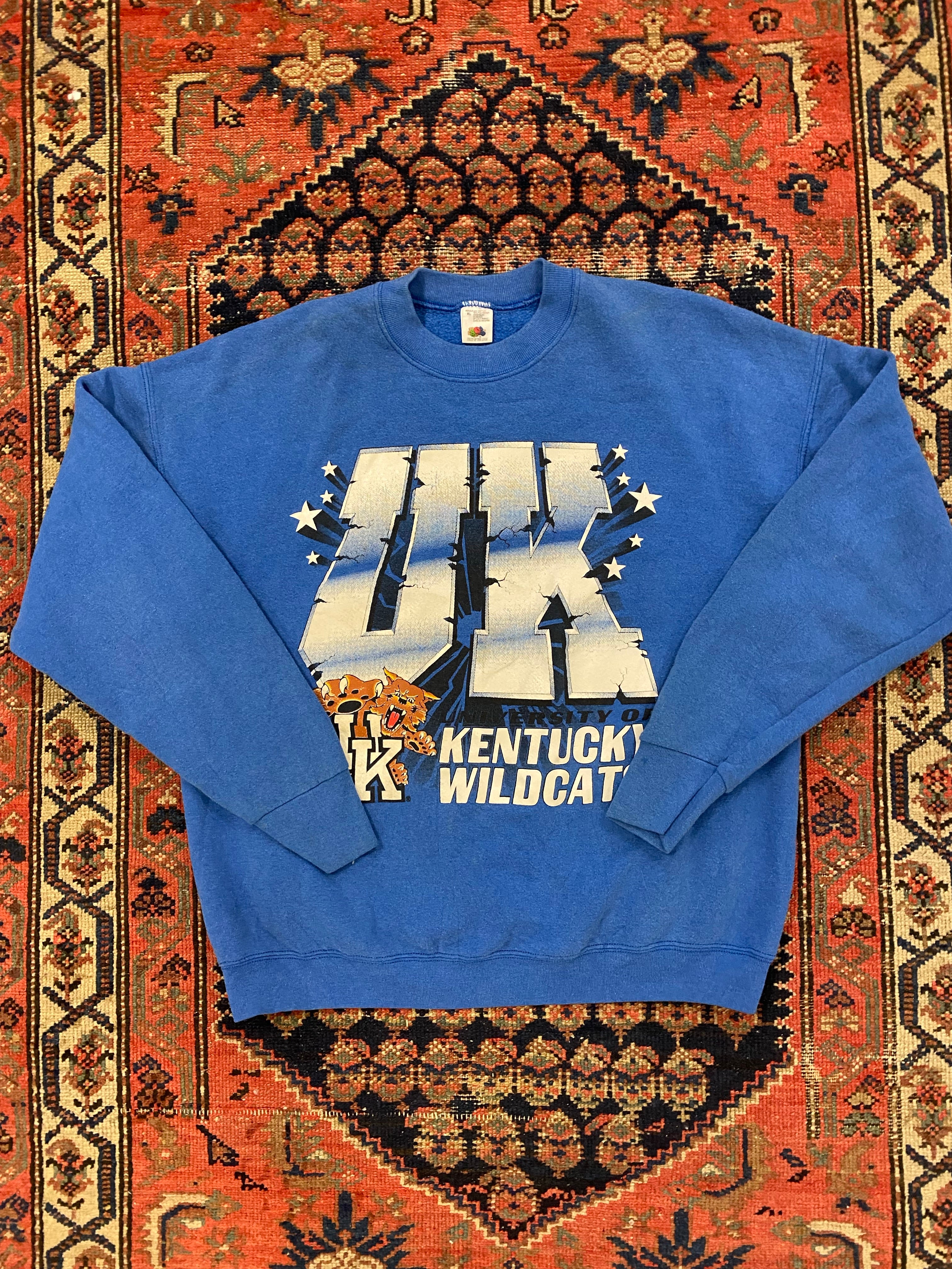 90s Kentucky Wild Cats Crewneck - M