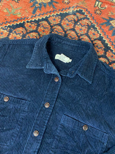 90s Corduroy Button Up Shirt - M
