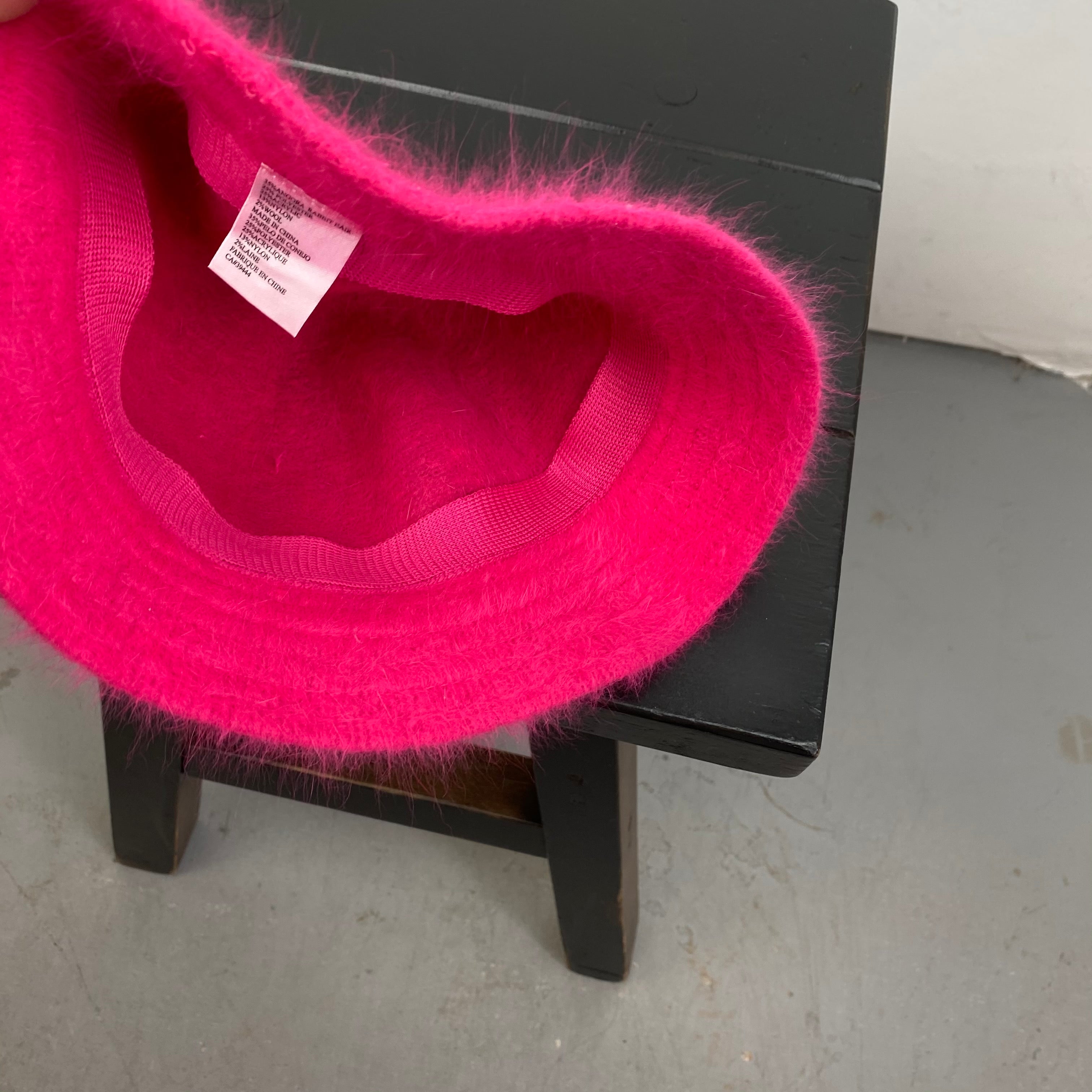 Mohair bucket hat
