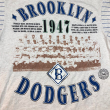 Load image into Gallery viewer, 90s dodgers quarter sleeve t-shirt