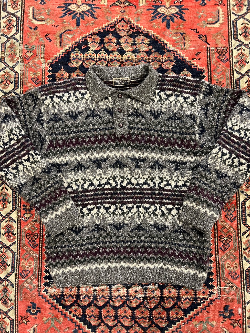 VINTAGE KNITTED SWEATER - M/L