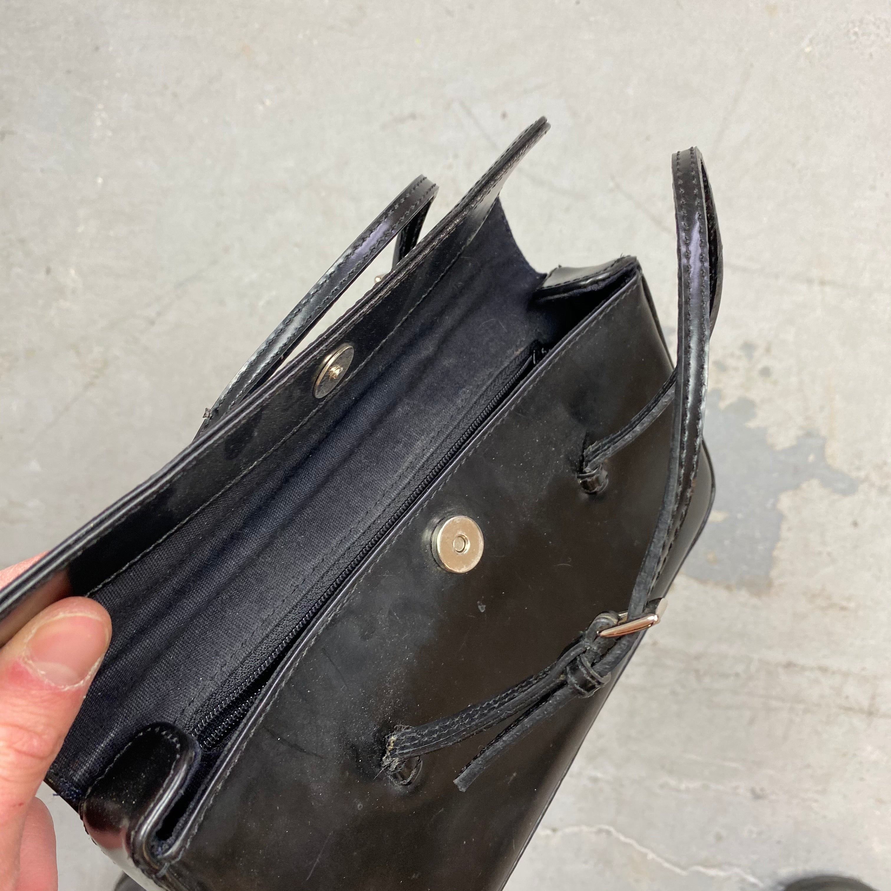Vintage leather hand purse