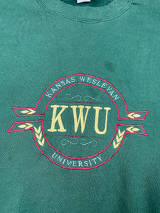 KWU embroidered crewneck