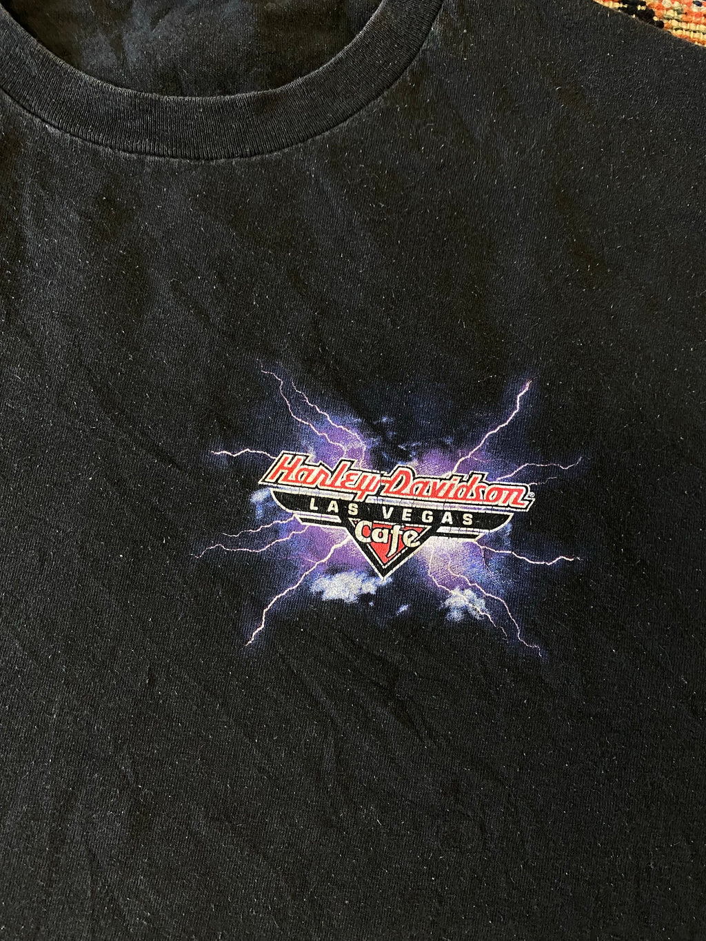 90s Front And Back Harley Davidson T Shirt - L