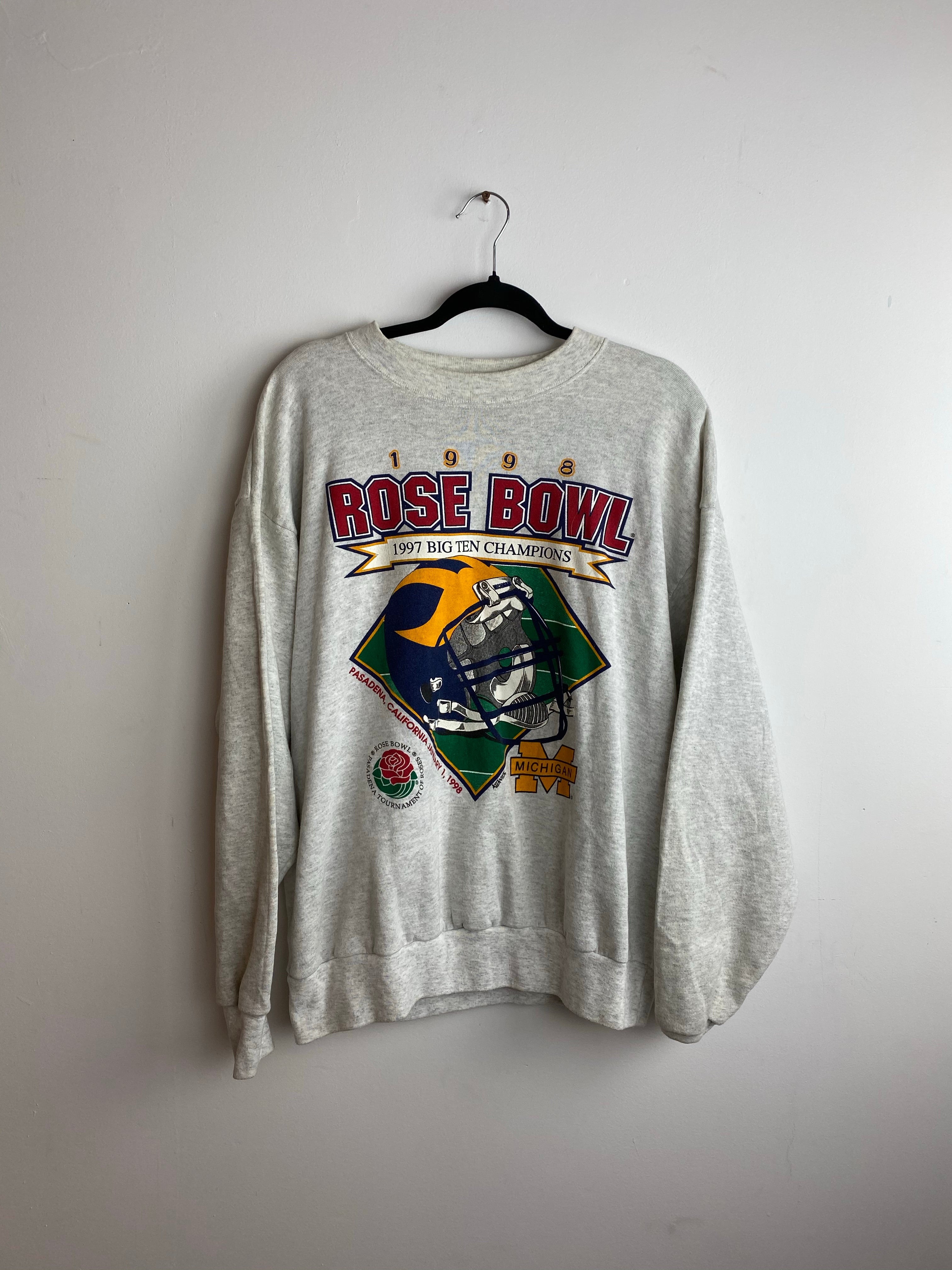 1998 Michigan Rose Bowl crewneck